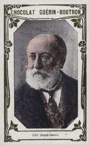 Saint-Saens (foto colorida) de French School