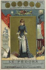 Sarah Bernhardt, atriz francesa de French School