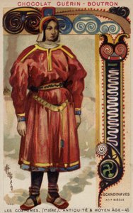 Traje Escandinavo, Século 12 de French School