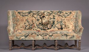 Canapé, fabricante Savonnerie Factory, antes de 1717 de French School