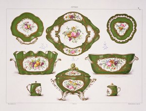 Serviço de jantar Sevres de French School