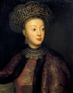 Sophia Alekseyevna da Rússia (óleo sobre tela) de French School