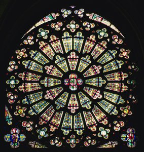 Janela rosa do sul, c.1320 de French School