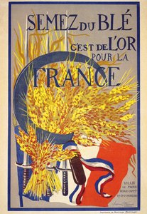 Semear trigo é ouro para a França - cartaz de French School
