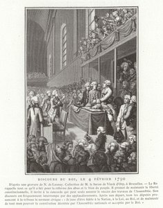 Discurso do rei Luís XVI da França na Assembléia Nacional, Revolução Francesa, 4 de fevereiro de 1790 de French School