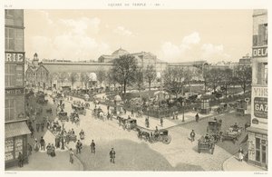 Praça do Templo, 1881 de French School