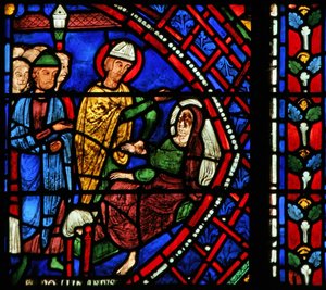 St. Apollinaire: cura a esposa do tribuno (w36) de French School