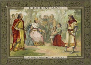 St Louis administrando justiça de French School