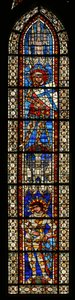 St. Maurice acima St. Victor, janela 203b de French School