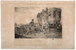 Diligência, 1823 de French School