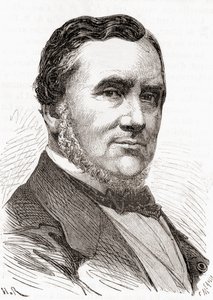 Stanislas Charles Henri Dupuy de Lôme, de Les Merveilles de la Science, publicado por volta de 1870 (gravura) de French School