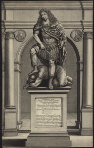 Estátua, de, rei, louis xiii, de, frança