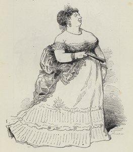 Senhora robusta (gravura) de French School