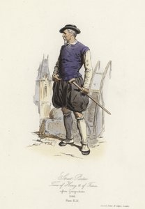 Porteiro de rua da época de Henrique III da França de French School