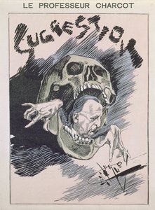 Sugestão, caricatura de Jean Martin Charcot (1825-93) c.1880-85 de French School
