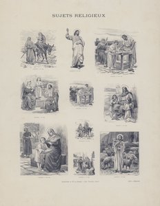 Tópicos religiosos (gravura) de French School