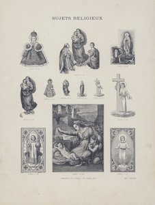 Tópicos religiosos (gravura) de French School