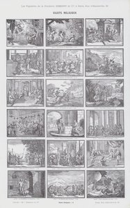 Tópicos religiosos (gravura) de French School