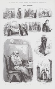 Tópicos religiosos (gravura) de French School