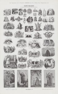 Tópicos religiosos (gravura) de French School