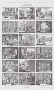 Tópicos religiosos (gravura) de French School