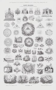 Tópicos religiosos (gravura) de French School