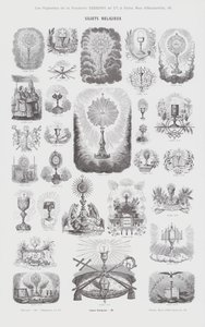 Tópicos religiosos (gravura) de French School