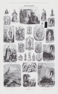 Tópicos religiosos (gravura) de French School