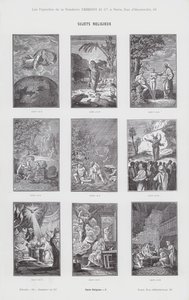 Tópicos religiosos (gravura) de French School