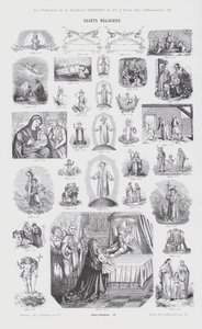 Tópicos religiosos (gravura) de French School