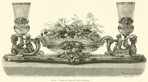Principalmente cristal, da fábrica Baccarat (gravura) de French School