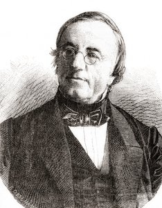 Físico suíço Auguste Arthur de la Rive, de Les Merveilles de la Science, pub.1870. de French School