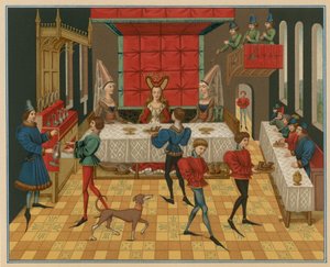 Serviço de mesa de uma senhora da qualidade de French School