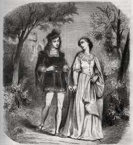 Tanto que eles andaram juntos no parque: Francesca de Rimini (Françoise de Rimini de French School