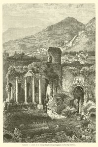 Taormine (gravura) de French School