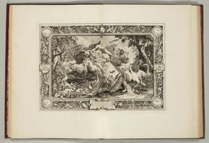 "As tapeçarias do rei, ou representam os quatro elementos e as quatro estações", de Andre Felibien, 1670 de French School
