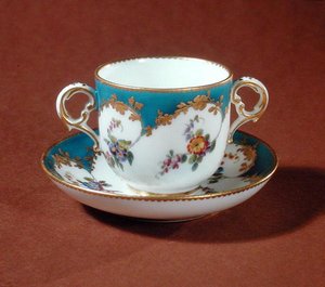 Vaso sanitário, oficina de Vincennes (porcelana)