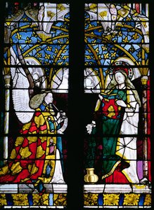 A Anunciação, da Capela de Jacques Coeur de French School