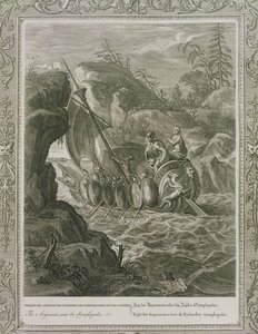 Os Argonautas Passam as Symplegades de French School