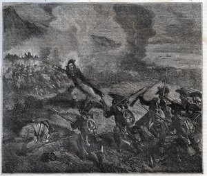 A Batalha de Loano ocorreu em 23-24 de novembro de 1795 durante a Guerra da Primeira Coligação - Nova Enciclopédia Nacional de Maurice La Charest - 1870 - de French School