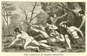 Os Caboclos do Brasil Tiro (gravura) de French School