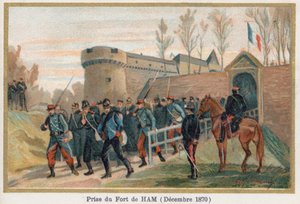 A captura do castelo de Ham de French School