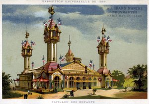 O Pavilhão das Crianças, Paris Batignolles. de French School