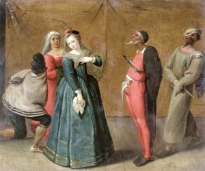 A Commedia dellArte Company (ver também 231072) de French School
