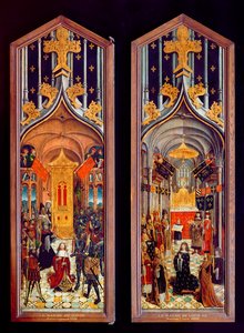 A coroação de Davi e Luís XII (1462-1515) 1501 de French School