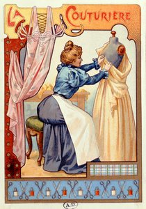 The Couturier, 1899 de French School