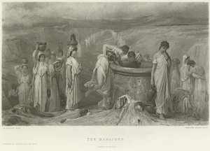 As Danaides (gravura) de French School