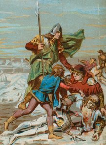A morte de Charles o Rash, duque de Borgonha de French School