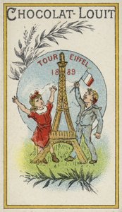 A Torre Eiffel, 1889 de French School