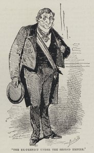 O Ex-Prefeito no Segundo Império" (gravura) de French School